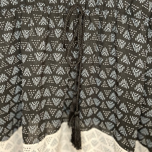 ⭐️Palisades Swim Club Beach Coverup Drawstring waist Geometric Print Size Small - Picture 6 of 10